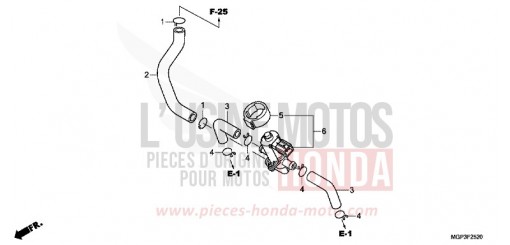 VALVE COMMANDE INJECTION D'AIR CBR1000RRD de 2013